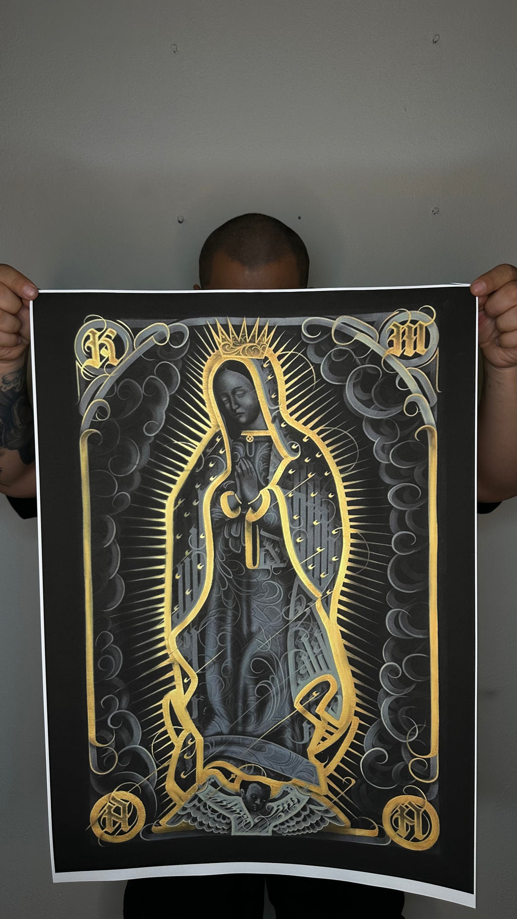 Virgen Morena Print