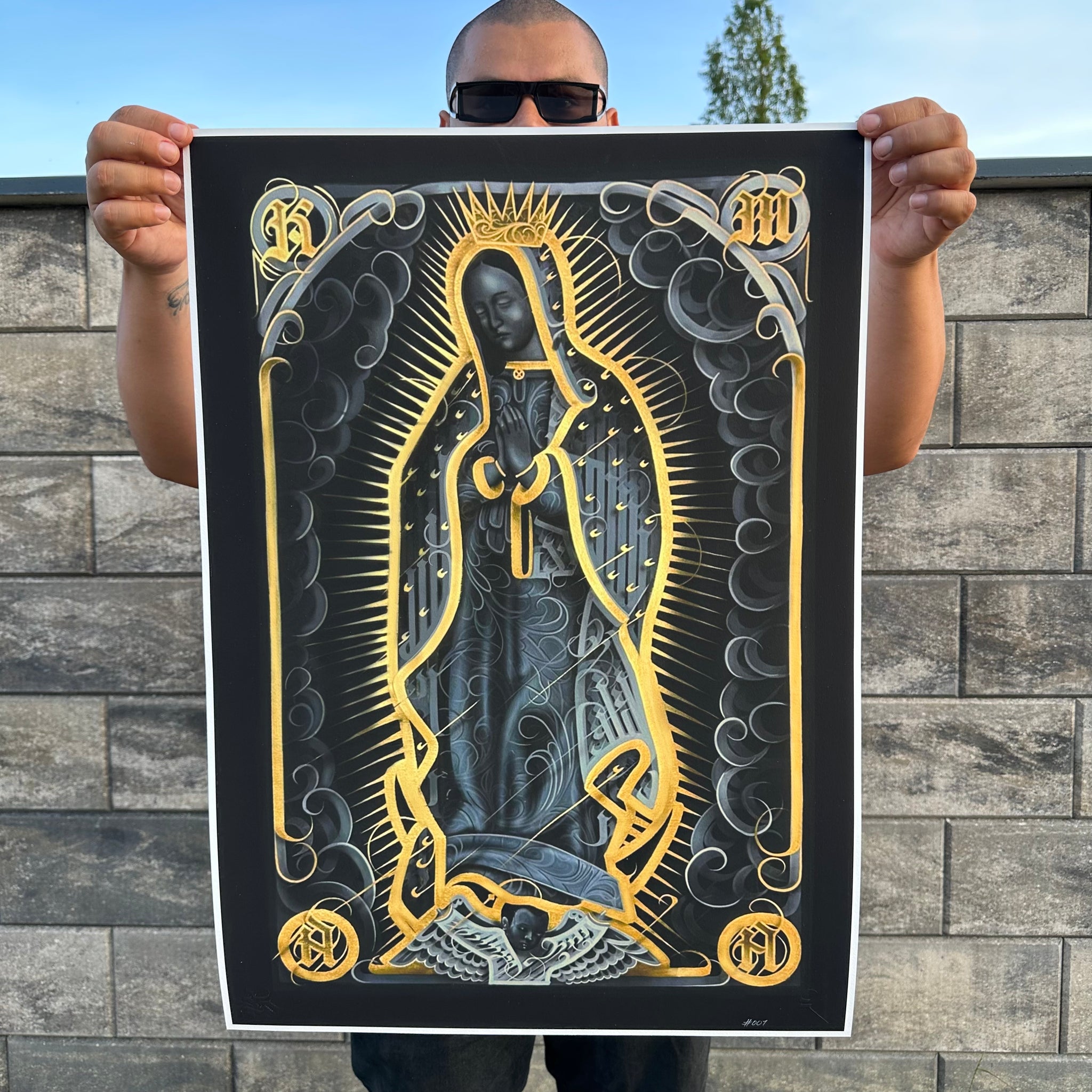 Virgen Morena Print