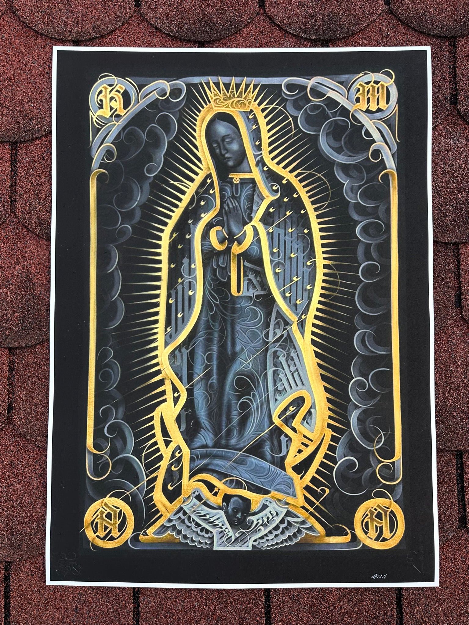 Virgen Morena Print