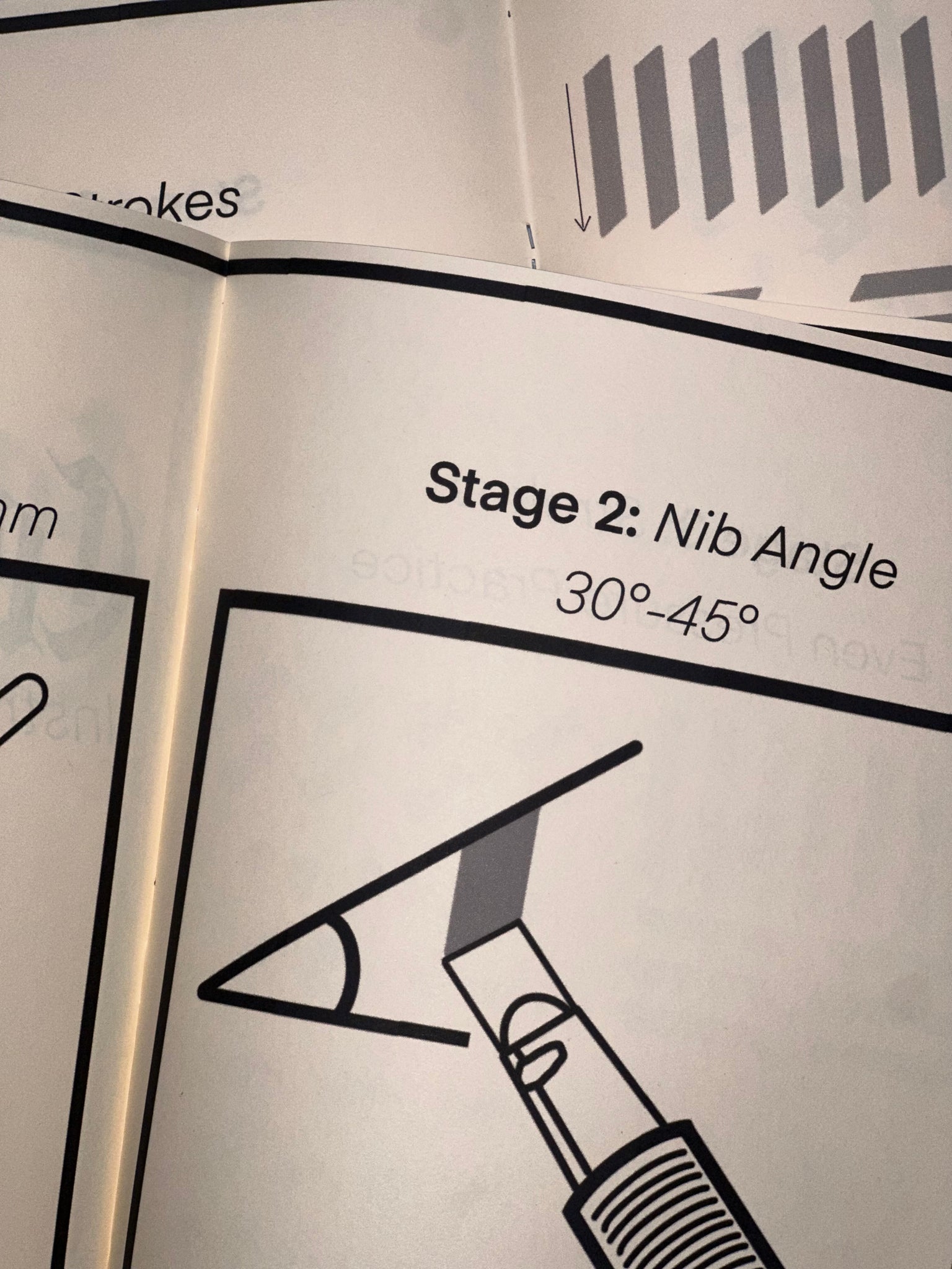 (Physical)Basic Calligraphy Instructive A4size 3 pack
