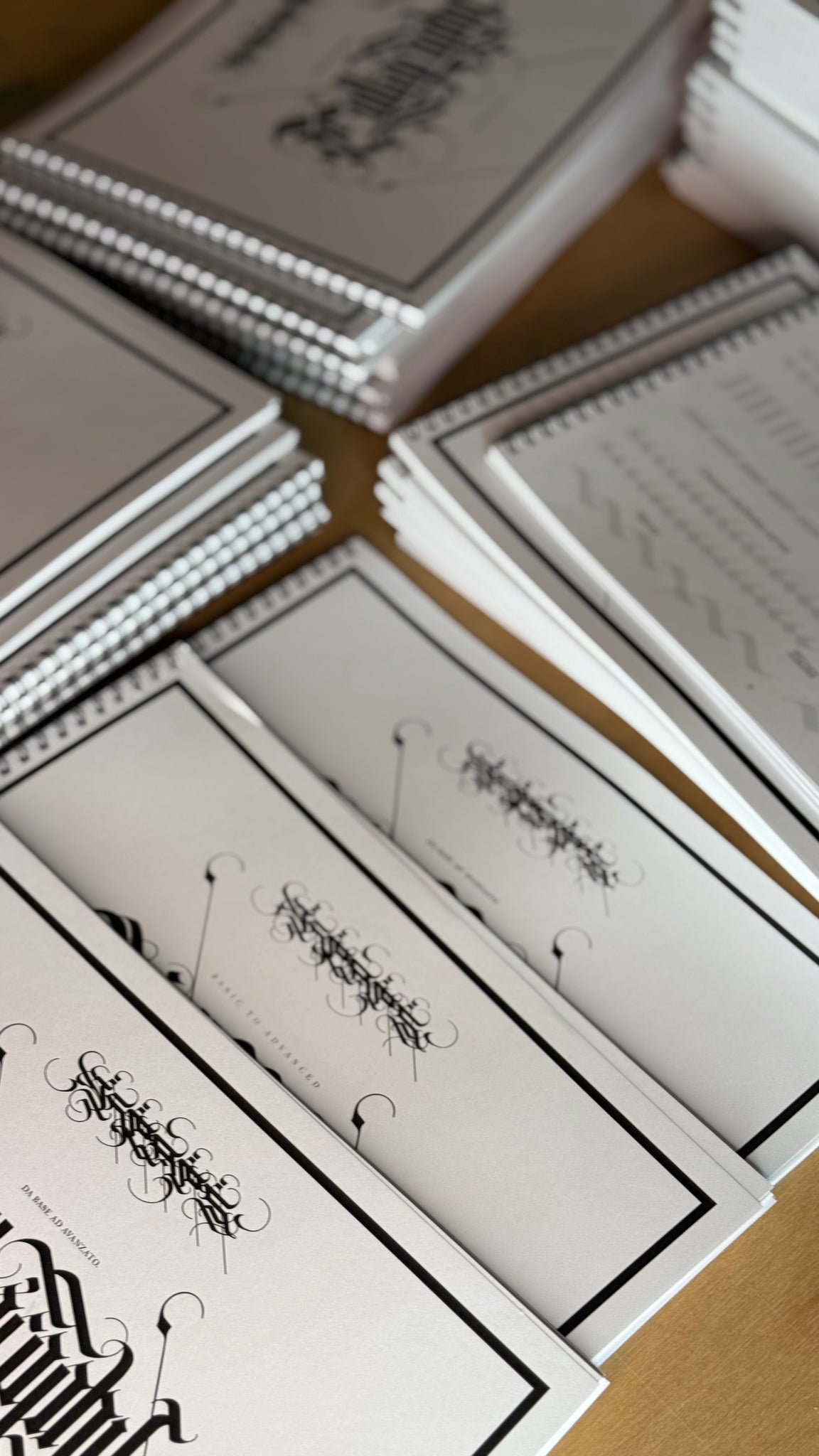 PHYSICAL BOOK(Basic to Advanced Calligraphy Book)English,Español,Italiano