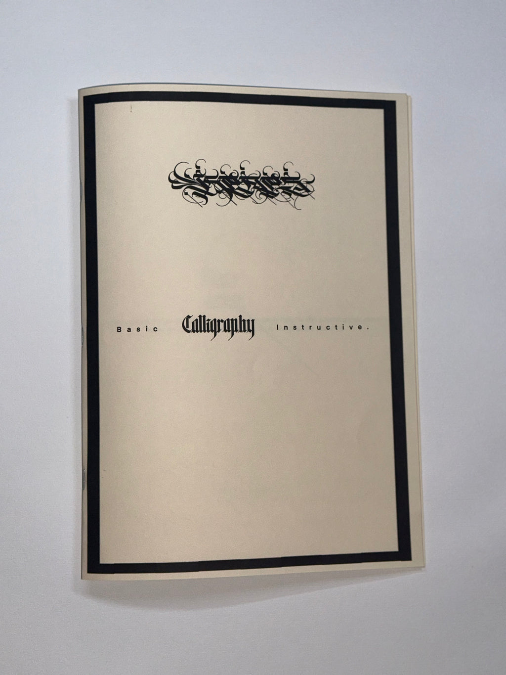 (Physical)Basic Calligraphy Instructive A4size 3 pack