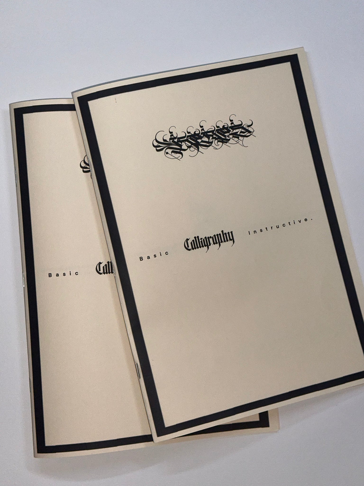 (Physical)Basic Calligraphy Instructive A4size 3 pack