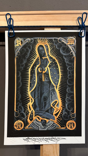Virgen Morena Print
