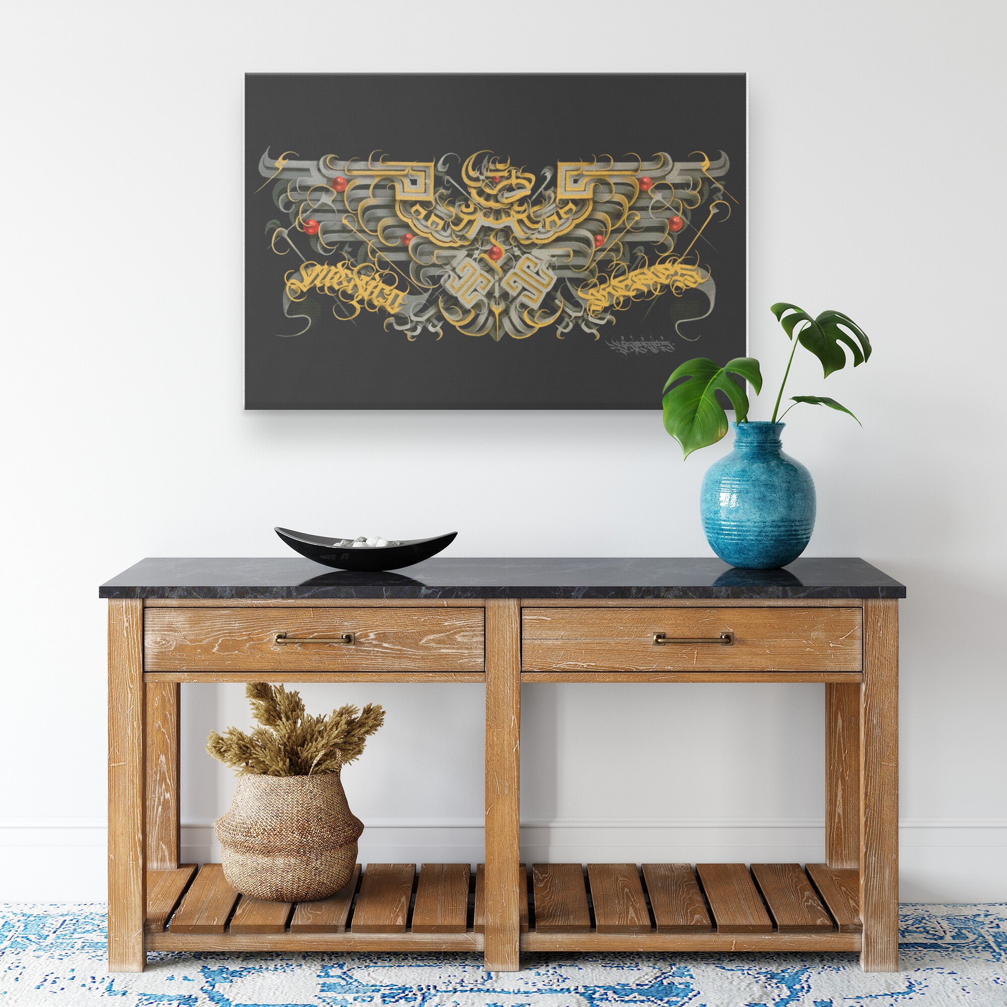 A Z T E C  E A G L E //  Canvas Print