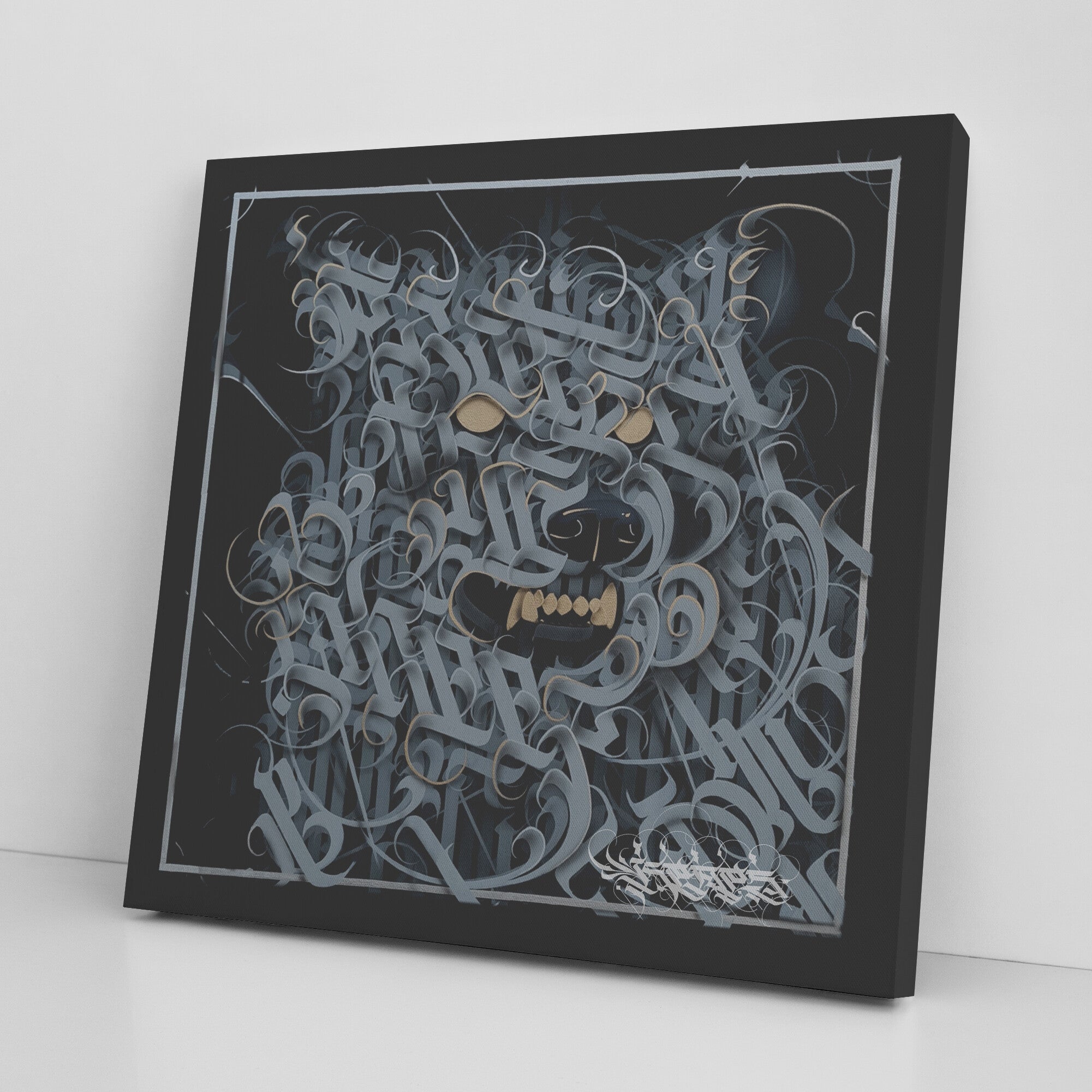 S I L V E R - W O L F  // Canvas Print