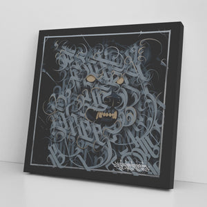 S I L V E R - W O L F  // Canvas Print
