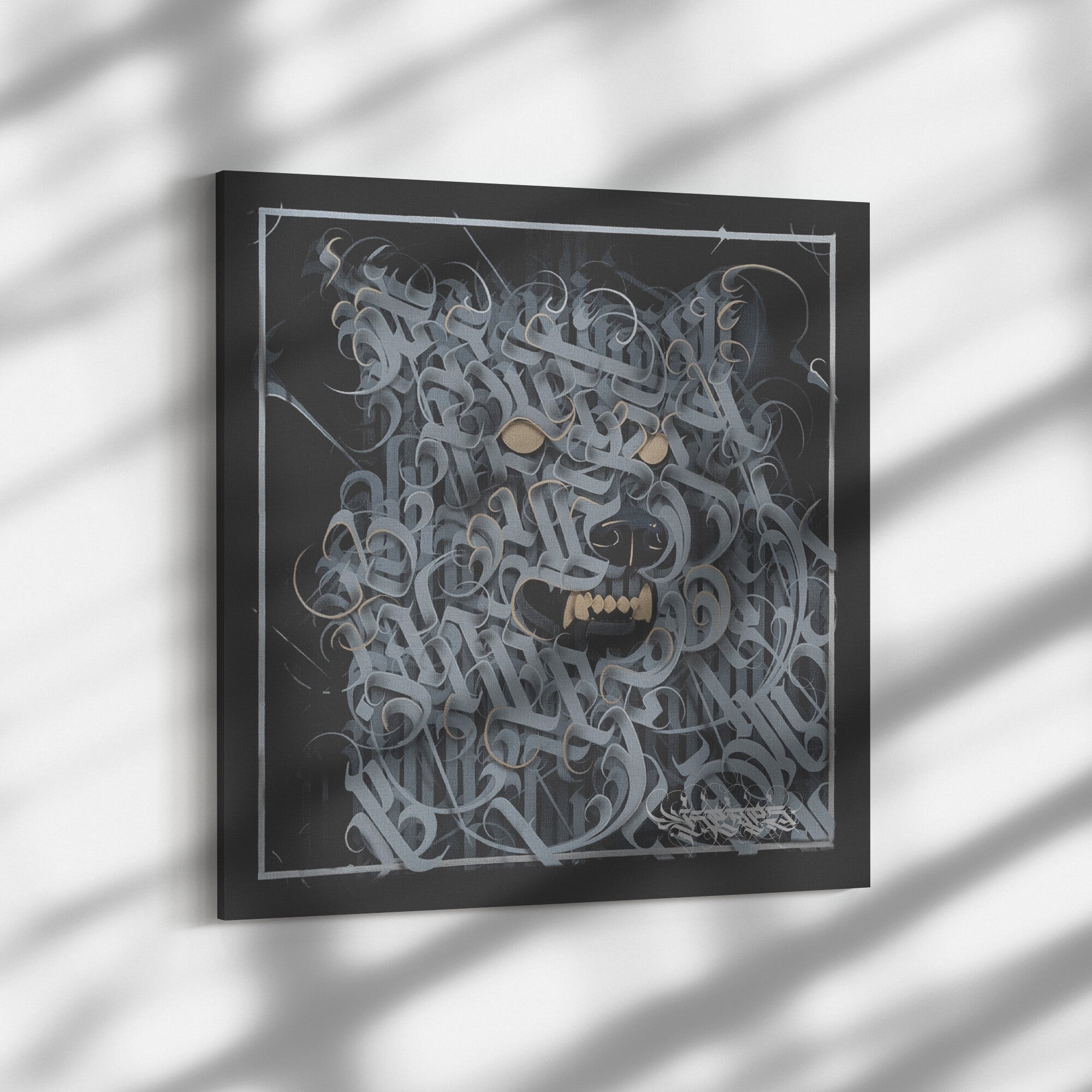 S I L V E R - W O L F  // Canvas Print