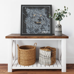S I L V E R - W O L F  // Canvas Print