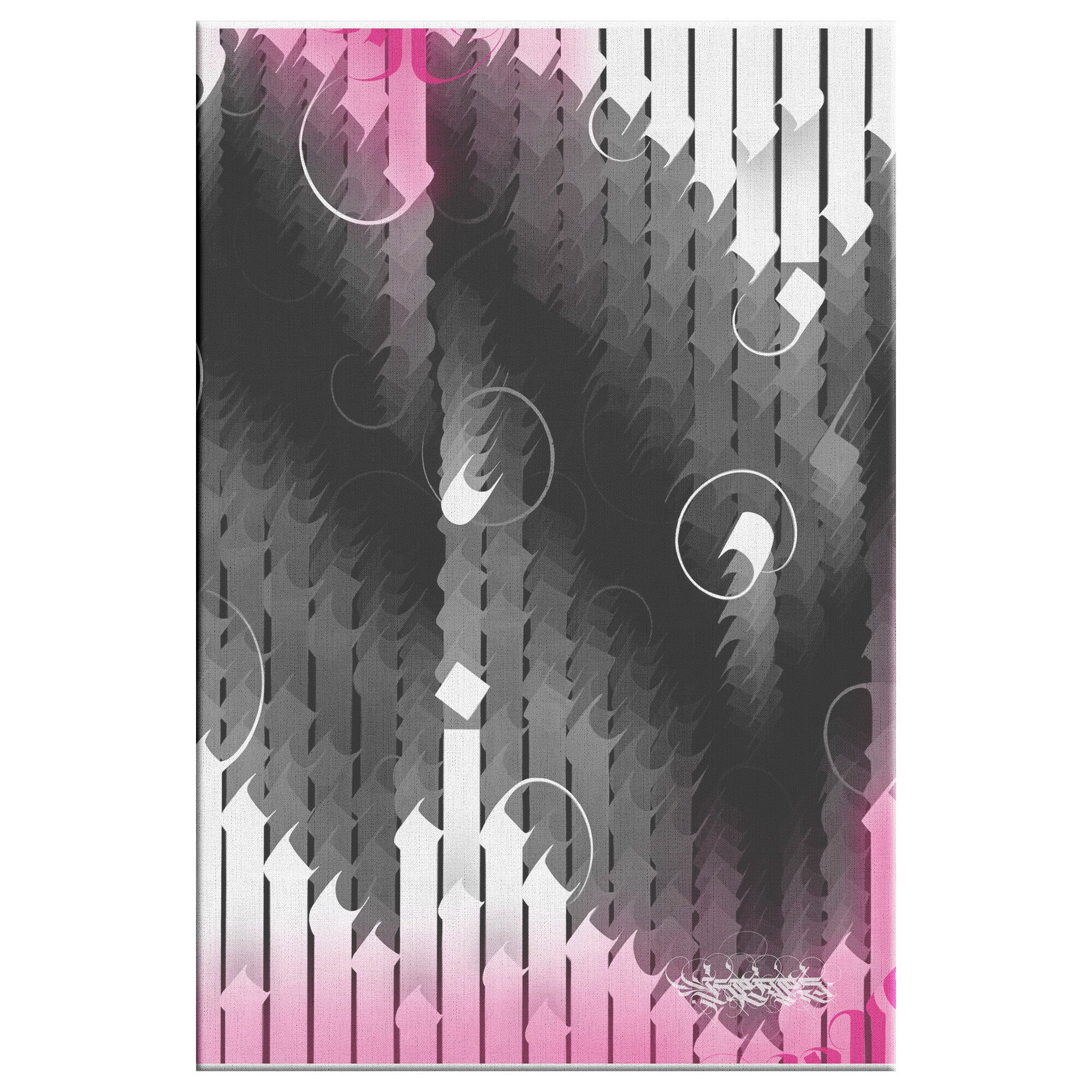 P I N K - D Y E // Canvas Print