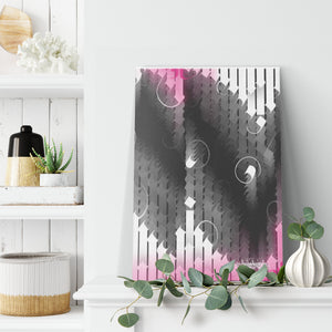 P I N K - D Y E // Canvas Print