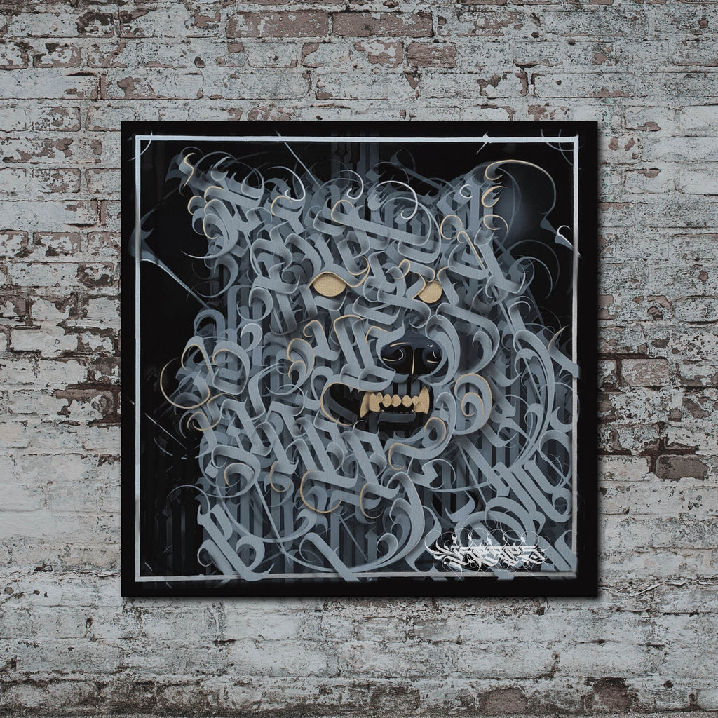 S I L V E R - W O L F  // Canvas Print